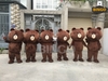 Mascot Gấu Brown Mập