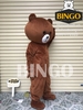 Mascot Gấu Brown Lấy Mặt Ngầu