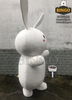 Mascot Thỏ Trắng