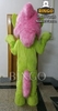 Mascot Unicorn Xanh