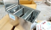 Bể tách mỡ Inox 304 60 lít cho nhà hàng (Lắp cho chậu rửa công nghiệp)