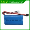 Pin lipo 7.4 1500 mah v 25c cho máy bay điều khiển v913 hình trụ