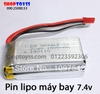 Pin lipo 7.4 1500 mah v 25c cho máy bay điều khiển v913