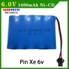 Pin sạc 6v 1400mah dung lượng lớn