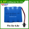 Pin sạc 4.8v 1400mah dung lượng lớn