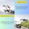 Flycam siêu bền siêu đầm giá rẻ F128 moto brushless, pin 2000mah