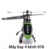 Máy bay 4 kênh bay ngoài trời FX078 helicopter 912