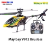 Máy Bay Điều Khiển 4 Kênh V912 Brushless Helicopter không chổi than