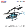 Máy bay điều khiển siêu bền đèn led chữ helicopter rc led H420