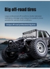 Xe  đua địa hình điều khiển jeep chạy nhanh 70km/h moto brusless 4wd 1/16 WL103 Pro