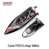 cano điều khiển từ xa tốc độ cao 50km boat speed rc ft012