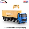 Xe container điều khiển từ xa tháo công mở cửa 1675