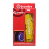 Ốp phanh Brembo 14,5 x 28,5 x 4 cm (Vàng)