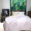 Bộ chăn ga gối ra giường satin gấm tơ tằm Hàn Quốc Julia 768