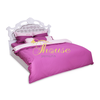 Bộ chăn ga gối drap giường màu trơn cotton satin Ai Cập Julia 531