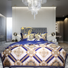 Bộ chăn ga gối ra giường satin gấm tơ tằm Hàn Quốc Julia 764