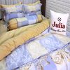Bộ chăn ga gối ra giường lụa tencel siêu mềm mịn Hàn Quốc Julia 836