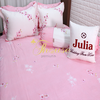 Bộ chăn ga gối drap giường 100% cotton sợi bông Hàn Quốc Julia 255