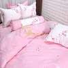Bộ chăn ga gối drap giường 100% cotton sợi bông Hàn Quốc Julia 255