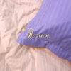 Bộ chăn ga gối drap giường màu trơn cotton satin Ai Cập Julia 550