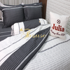 Bộ chăn ga gối drap giường 100% cotton sợi bông Hàn Quốc Julia 262