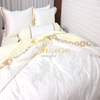Bộ chăn ga gối ra giường satin gấm tơ tằm Hàn Quốc Julia 717BG
