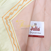 Bộ chăn ga gối drap giường màu trơn cotton satin Ai Cập Julia 527BC