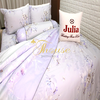 Bộ chăn ga gối ra giường satin gấm tơ tằm Hàn Quốc Julia 768