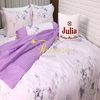 Bộ chăn ga gối ra giường satin gấm tơ tằm Hàn Quốc Julia 755