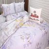 Bộ chăn ga gối ra giường satin gấm tơ tằm Hàn Quốc Julia 770