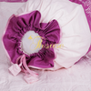 Bộ chăn ga gối drap giường màu trơn cotton satin Ai Cập Julia 528BC