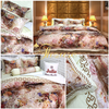 Bộ chăn ga gối ra giường satin gấm tơ tằm Hàn Quốc Julia 744PBC