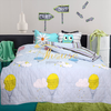 Bộ chăn ga gối drap giường 100% cotton sợi bông Hàn Quốc Julia 253
