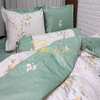 Bộ chăn ga gối drap giường cotton satin Hàn Quốc Julia 402