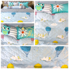 Bộ chăn ga gối drap giường 100% cotton sợi bông Hàn Quốc Julia 253