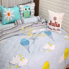 Bộ chăn ga gối drap giường 100% cotton sợi bông Hàn Quốc Julia 253
