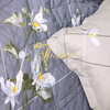 Bộ chăn ga gối drap giường cotton satin Hàn Quốc Julia 401