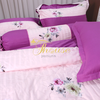 Bộ chăn ga gối ra giường satin gấm tơ tằm Hàn Quốc Julia 760