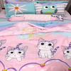 Bộ chăn ga gối drap giường 100% cotton sợi bông Hàn Quốc Julia 251