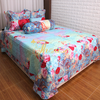 Bộ chăn ga gối drap giường cotton satin Hàn Quốc Julia 495