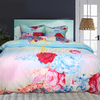 Bộ chăn ga gối drap giường cotton satin Hàn Quốc Julia 495BC