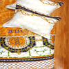 Bộ chăn ga gối drap giường cotton satin Hàn Quốc Julia 493