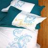 Bộ chăn ga gối drap giường màu trơn cotton satin Ai Cập Julia 549