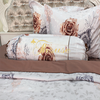 Bộ chăn ga gối ra giường satin gấm tơ tằm Hàn Quốc Julia 752