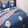 Bộ chăn ga gối drap giường cotton satin Hàn Quốc Julia 405