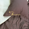 Bộ chăn ga gối drap giường màu trơn cotton satin Ai Cập Julia 539