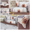 Bộ chăn ga gối ra giường satin gấm tơ tằm Hàn Quốc Julia 752