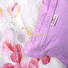 Bộ chăn ga gối ra giường satin gấm tơ tằm Hàn Quốc Julia 756
