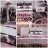 Bộ chăn ga gối drap giường cotton satin Hàn Quốc Julia 484