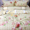 Bộ chăn ga gối drap giường 100% cotton sợi bông Hàn Quốc Julia 257
